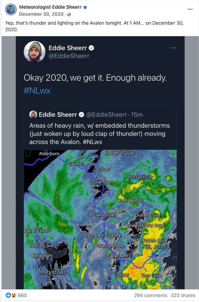 Digital weather forecast, 2020