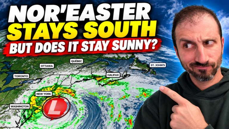 Nor’Easter Stays South, But Does That Mean It Stays Sunny?