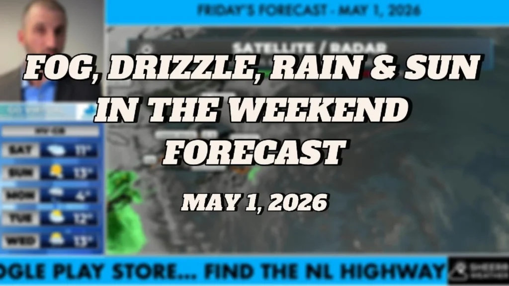 Rain, showers, drizzle and sunshine highlight this weekend’s forecast!