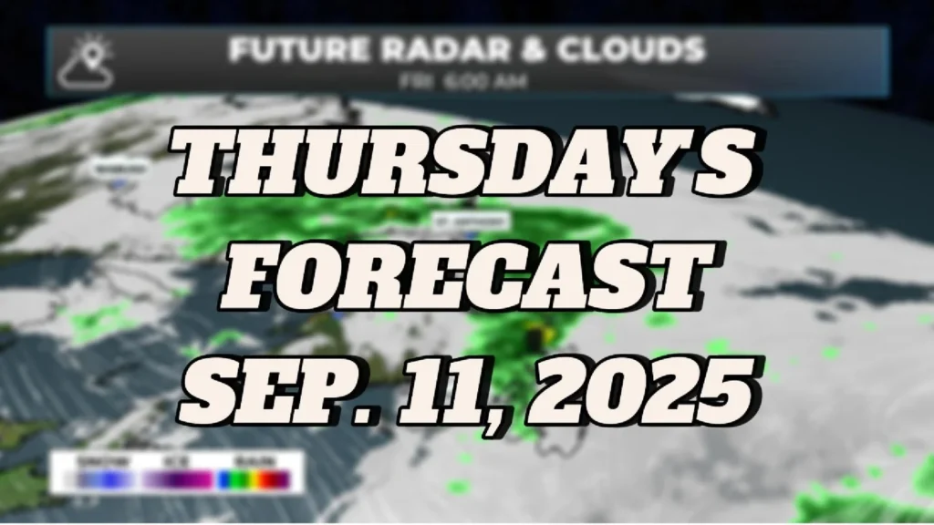 Rain and a bitta’ wind in Friday’s forecast