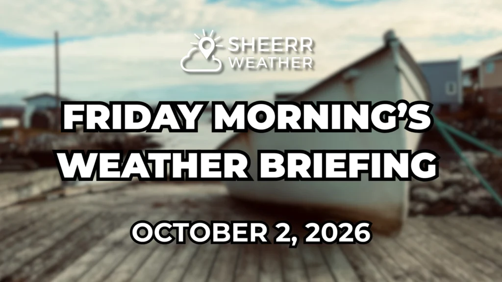 Friday Morning’s Weather Briefing — October 2, 2026: forecast graphic 1