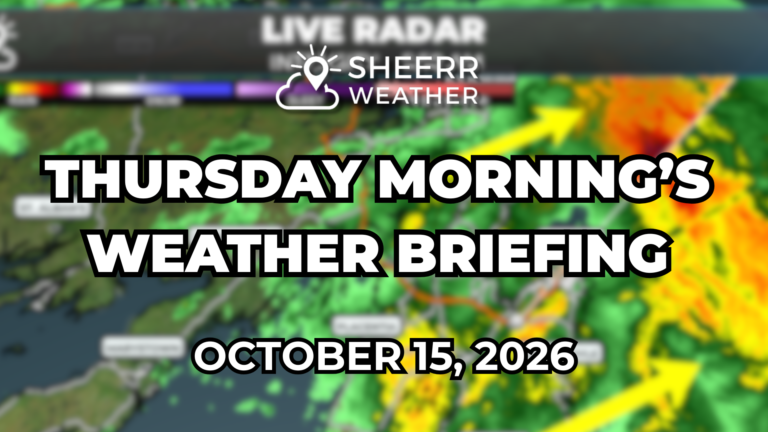 Thursday Morning’s Weather Briefing — October 15, 2026