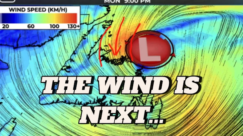 First came the snow and rain, next comes the wind tonight… and more snow!