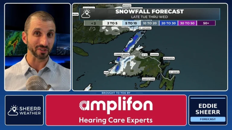 Rain, Snow, Fog And Even Some Sunshine: A Little Bit Of Everything Across NL Wednesday