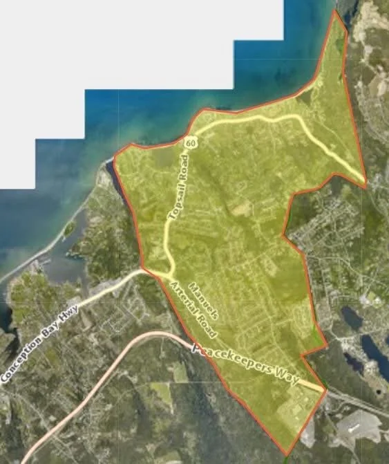 Parts of the Towns of Paradise and Conception Bay South under Evacuation Alerts: forecast graphic 3