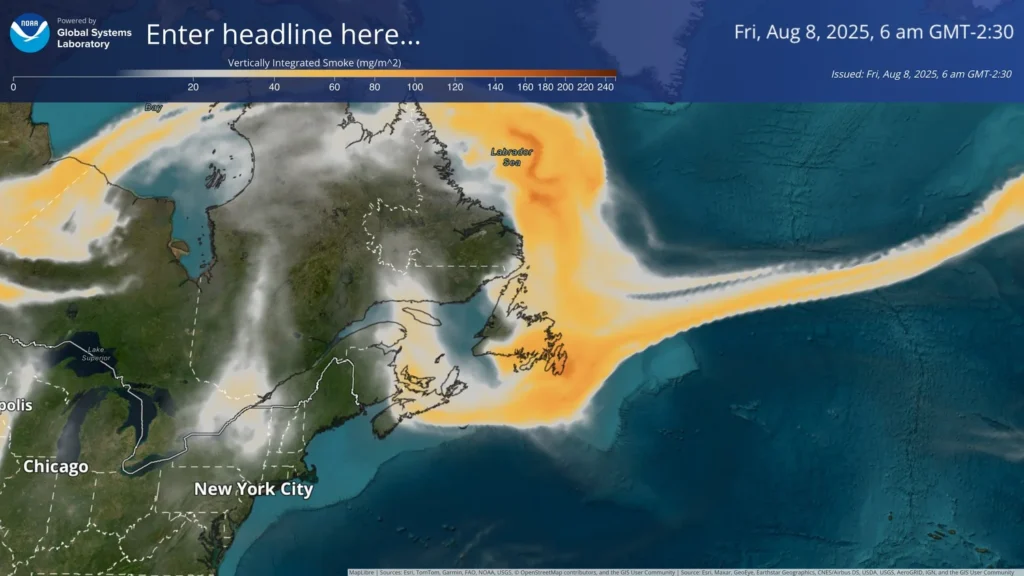 Friday morning weather brief — August 8, 2025: forecast graphic 1