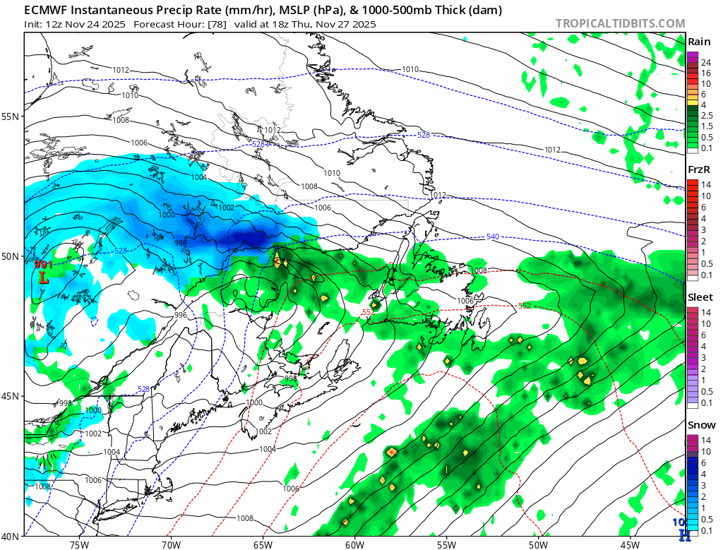 Tuesday Morning Weather Brief — November 25, 2025: forecast graphic 4