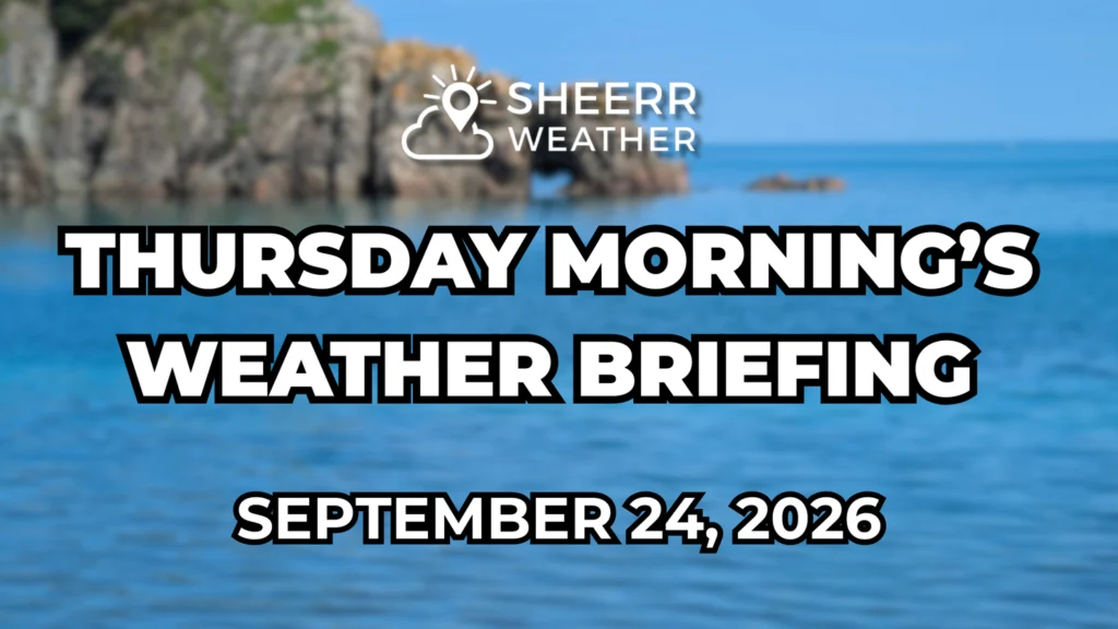 Thursday Morning’s Weather Briefing — September 24, 2026: forecast graphic 1