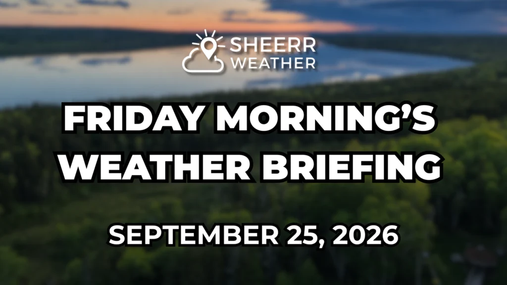Friday Morning’s Weather Briefing — September 25, 2026: forecast graphic 1