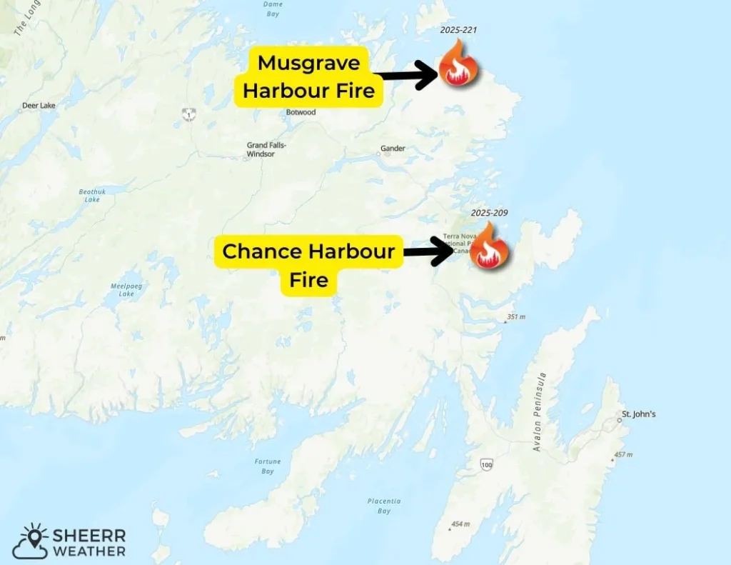 Wildfire Update: Ground Crews Make Progress Thanks to Rainfall: forecast graphic 1
