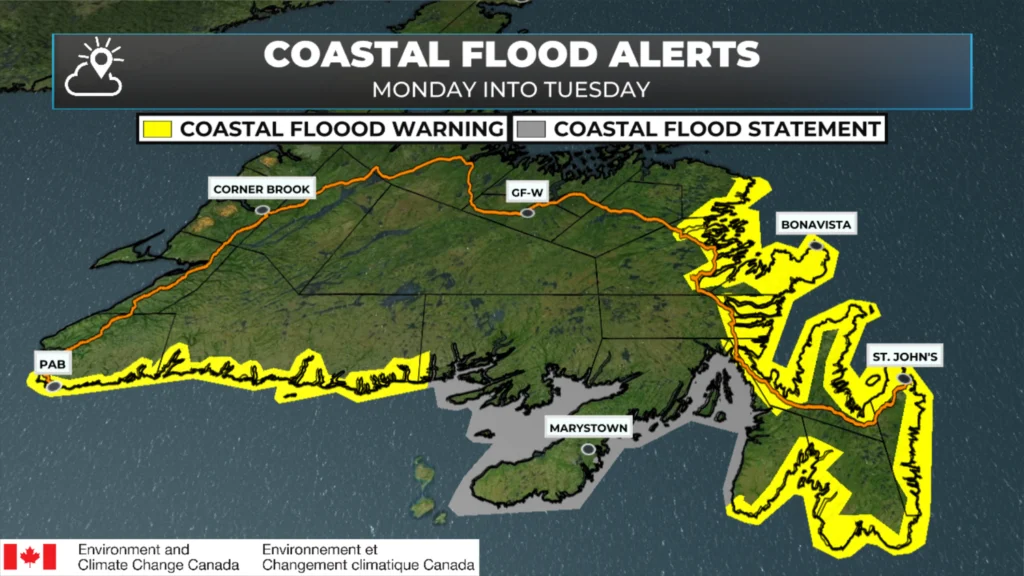 Coastal Flood Alerts as of February 2, 2026 at 6 AM