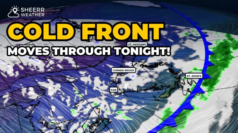 Cold Front Moves Through Tonight!