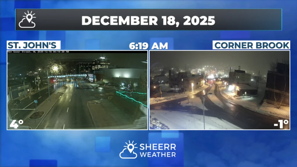 Thursday Morning Weather Update — December 18, 2025: forecast graphic 1