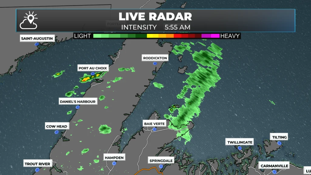 Monday morning weather brief — August 11, 2025: forecast graphic 3