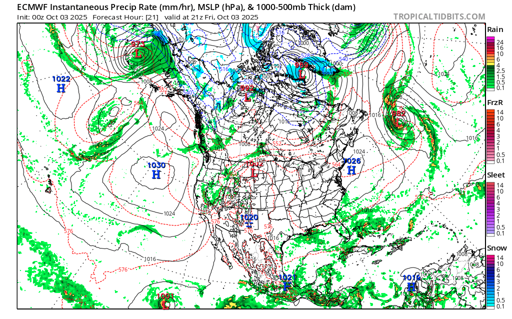 Friday Morning Weather Brief — October 3, 2025: forecast graphic 4