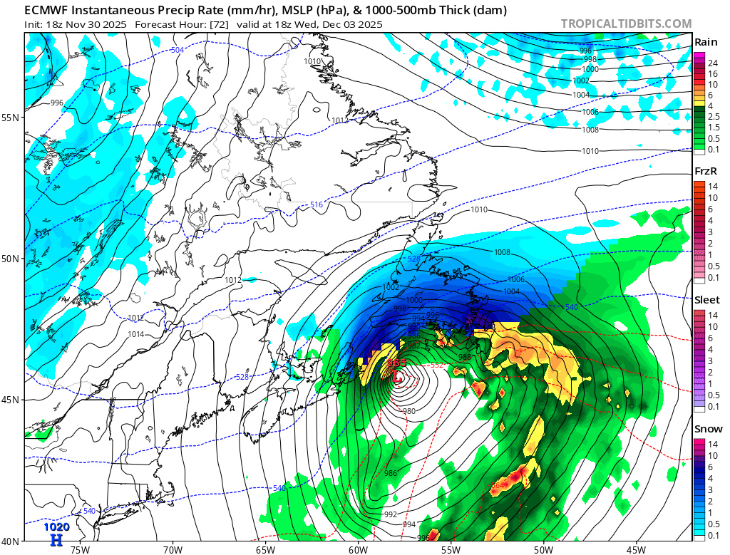 Monday Morning Weather Update — December 1, 2025: forecast graphic 8