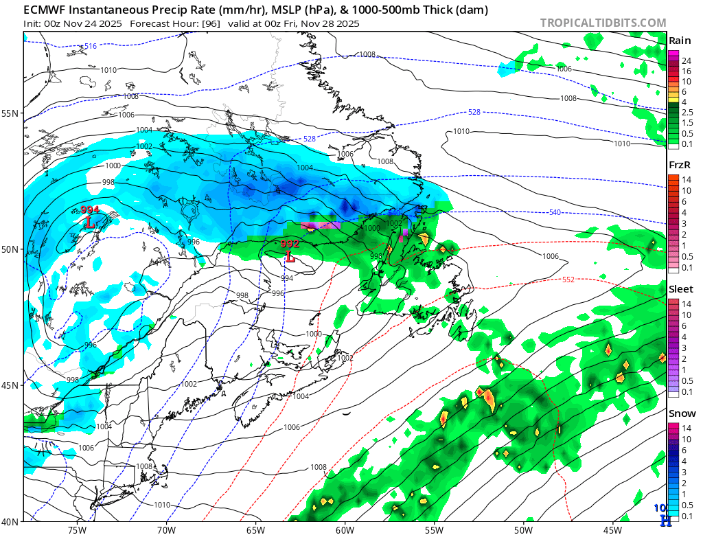 Monday Morning Weather Brief — November 24, 2025: forecast graphic 7