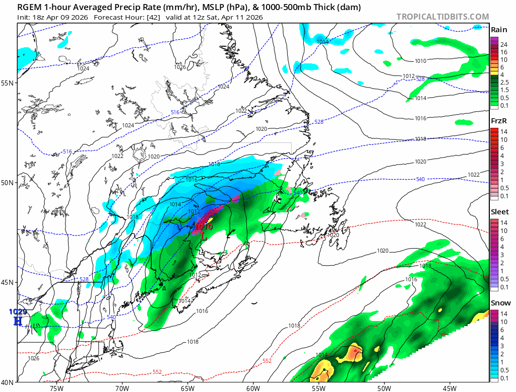 Friday Morning’s Weather Briefing — April 10, 2026: forecast graphic 2