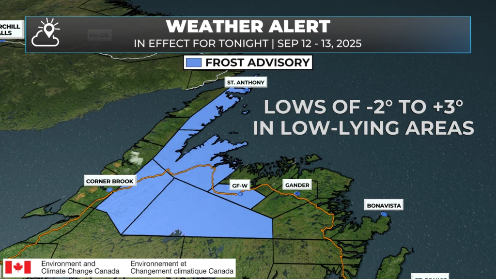 Frost Advisory for tonight