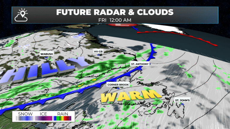 St. John’s broke an all-time record as colder air looms in the forecast!