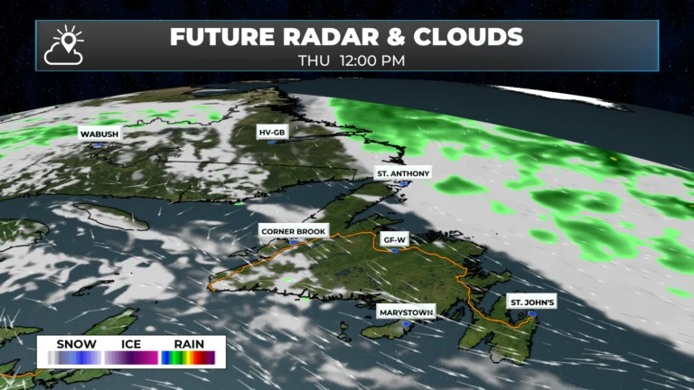 Sunshine returns Thursday for the Island, while showers arrive in coastal Labrador