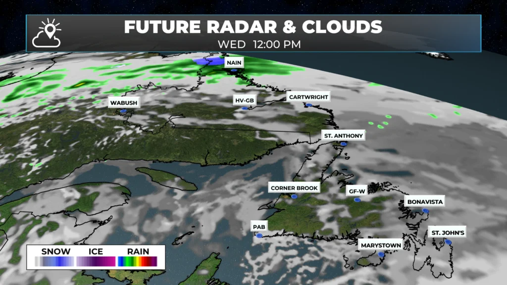 Unsettled and cooler weather arrives in Labrador while the Island remains warm and dry