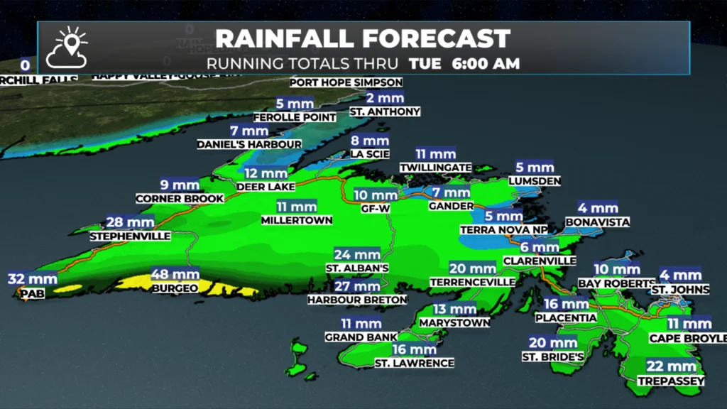Monday Morning Weather Update — December 1, 2025: forecast graphic 6