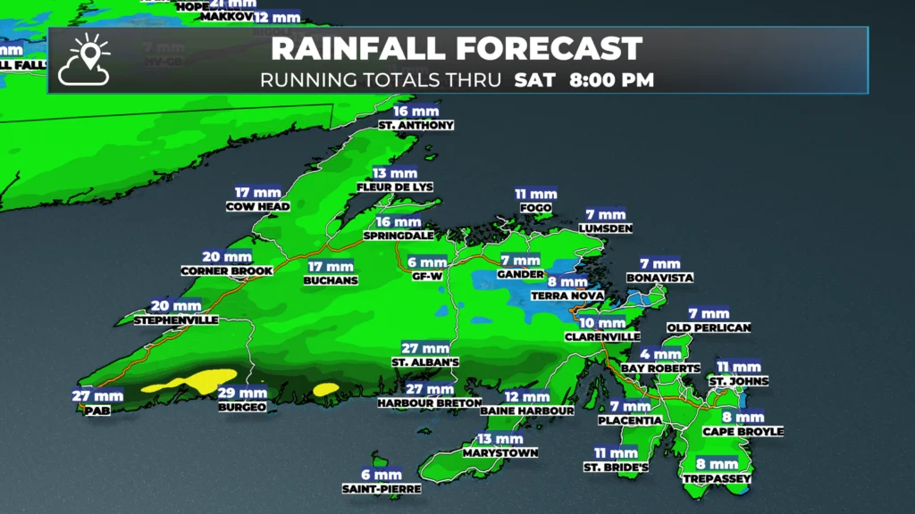 Friday Morning Weather Brief — September 26, 2025: forecast graphic 3