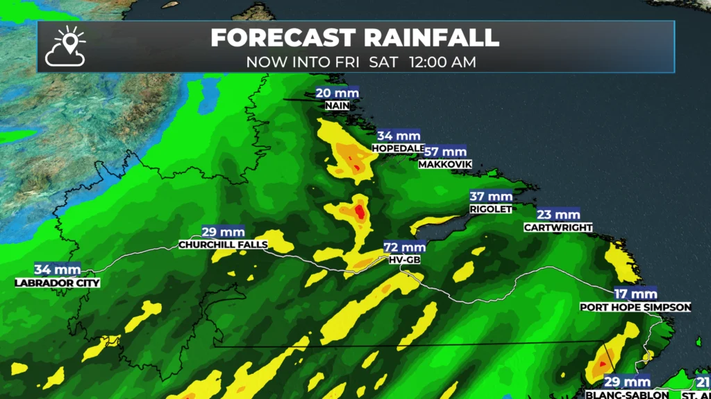 Friday Morning’s Weather Brief | July 18, 2025: forecast graphic 1