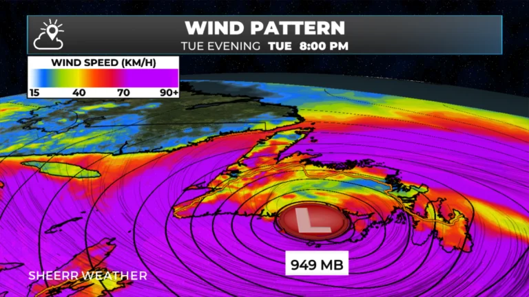 Potent fall storm set to bring rain, snow, and hurricane-force wind gusts starting Tuesday