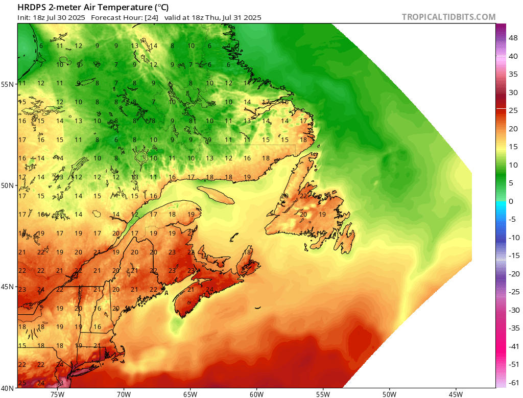 Thursday Morning Weather Brief | July 31, 2025: forecast graphic 2