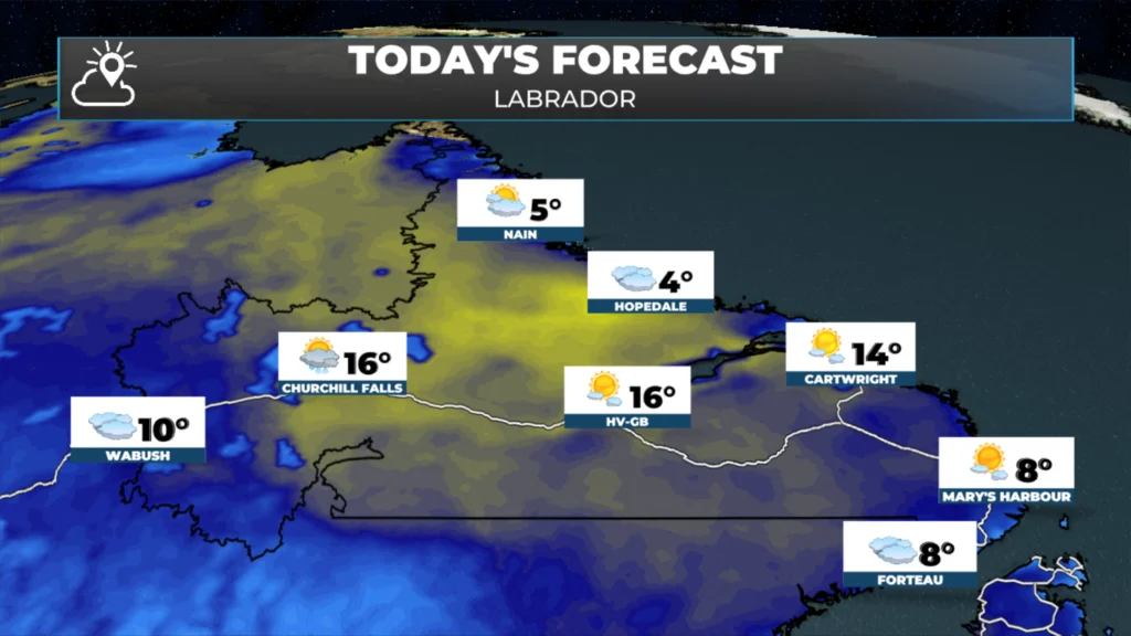 Labrador’s forecast for today - May 27, 2026