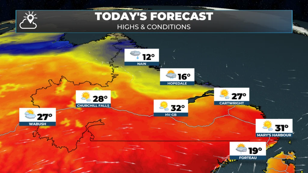 Monday morning weather brief — August 11, 2025: forecast graphic 5