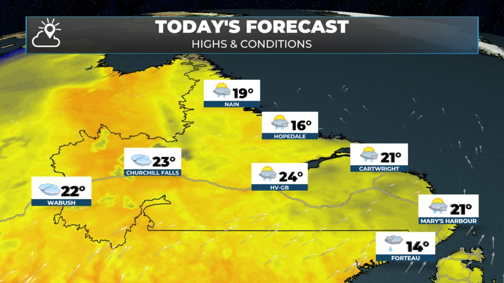 Friday Morning Weather Brief | July 25, 2025: forecast graphic 4