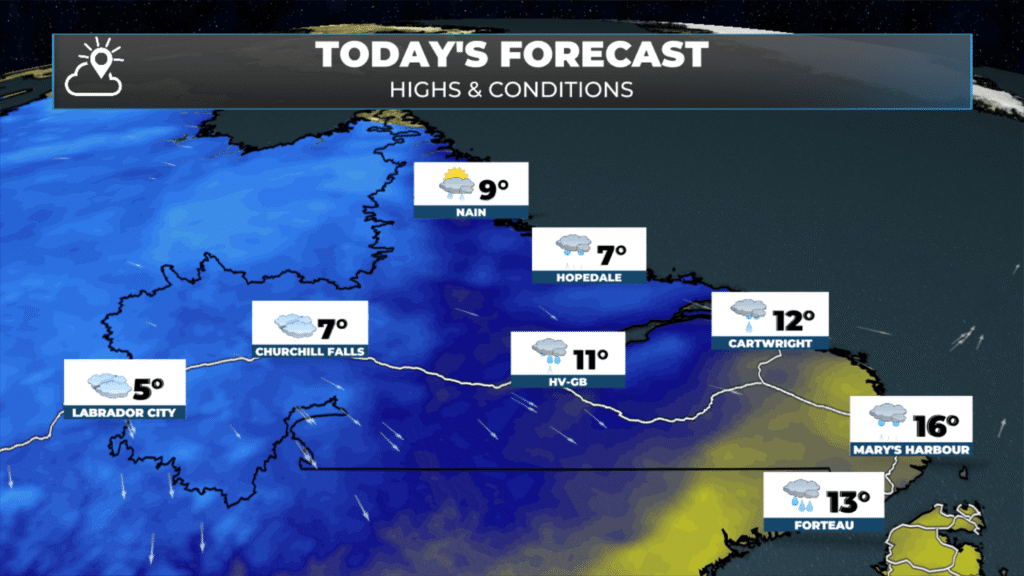 Wednesday Morning Weather Brief — October 8, 2025: forecast graphic 3