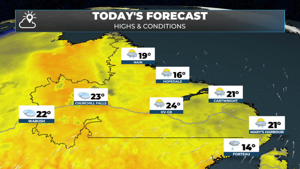 Thursday Morning Weather Brief | July 24, 2025: forecast graphic 1