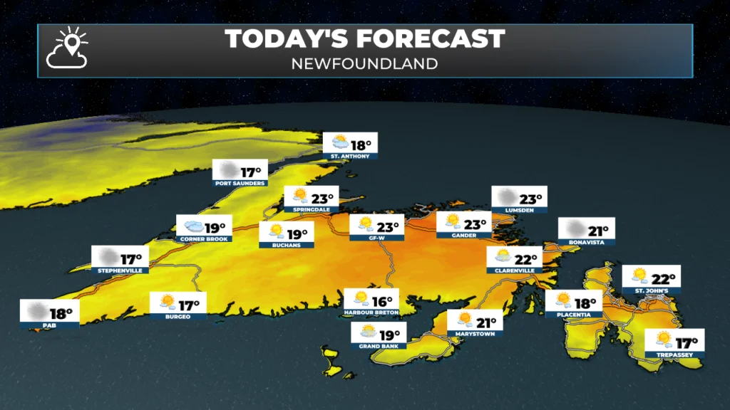 Monday Morning’s Weather Brief — July 20, 2026: forecast graphic 2