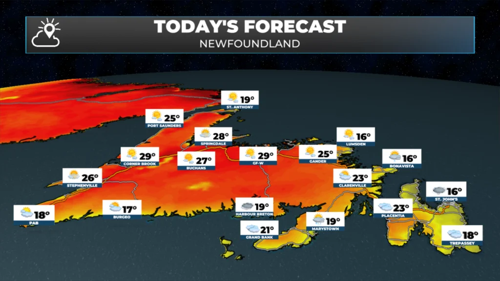 Monday Morning Weather Briefing — July 27, 2026: forecast graphic 4