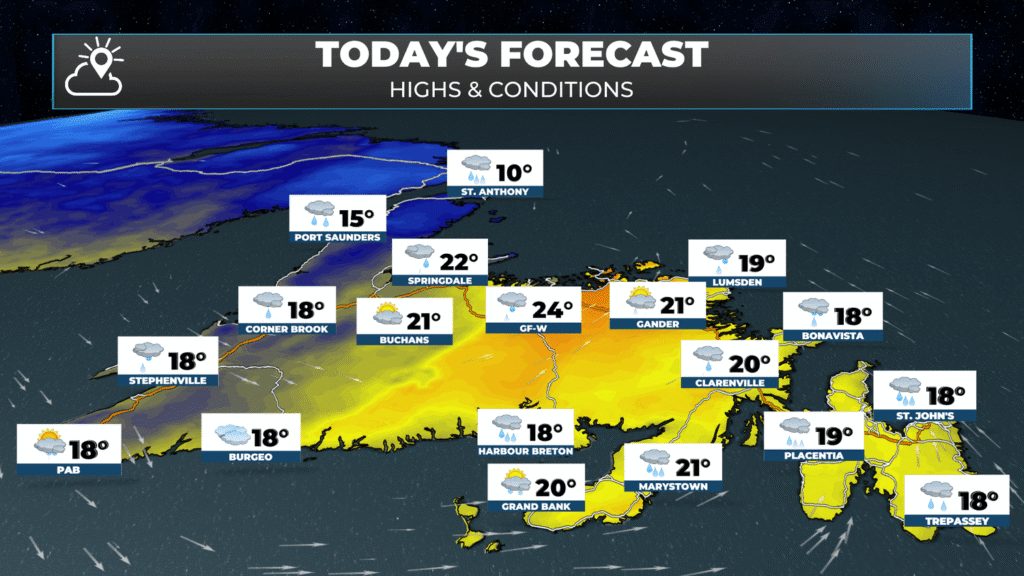 Friday Morning Weather Brief — September 19, 2025: forecast graphic 3