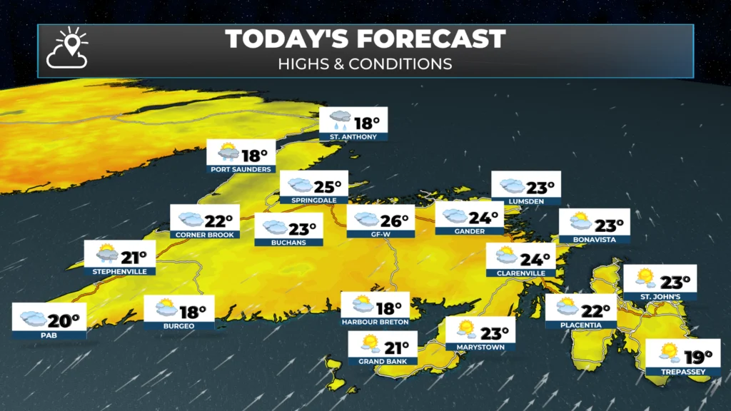 Friday Morning Weather Brief | July 25, 2025: forecast graphic 3