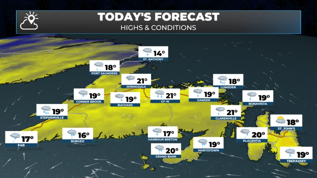 Monday Morning Weather Brief | July 21, 2025: forecast graphic 2