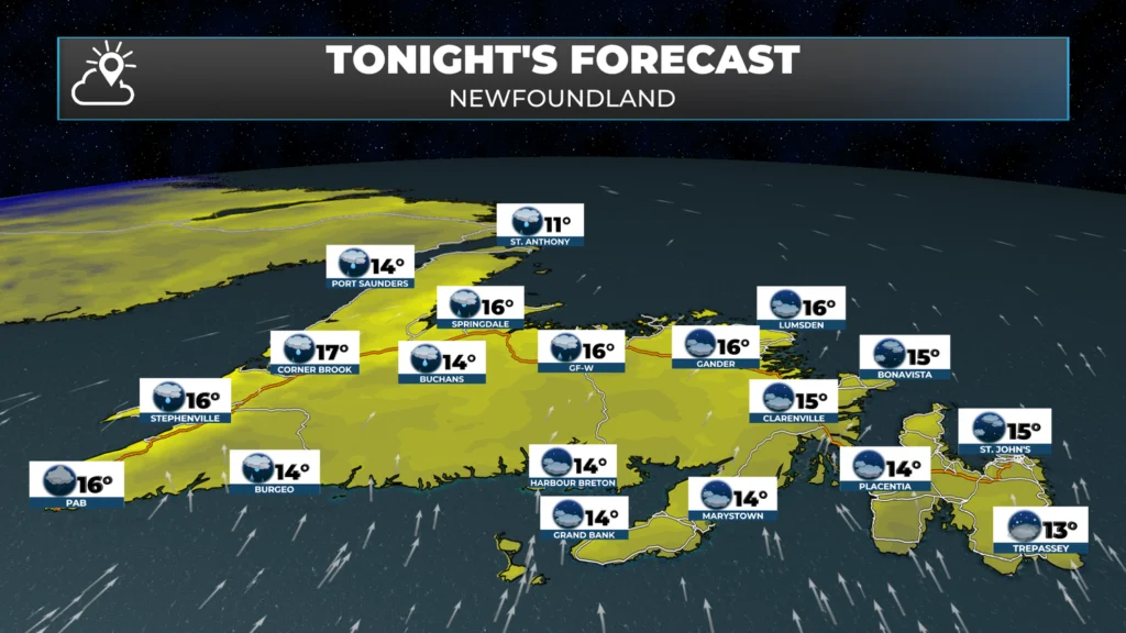 Tuesday Evening’s Forecast: Will the wind speed cooperate for Regatta Day?: forecast graphic 3