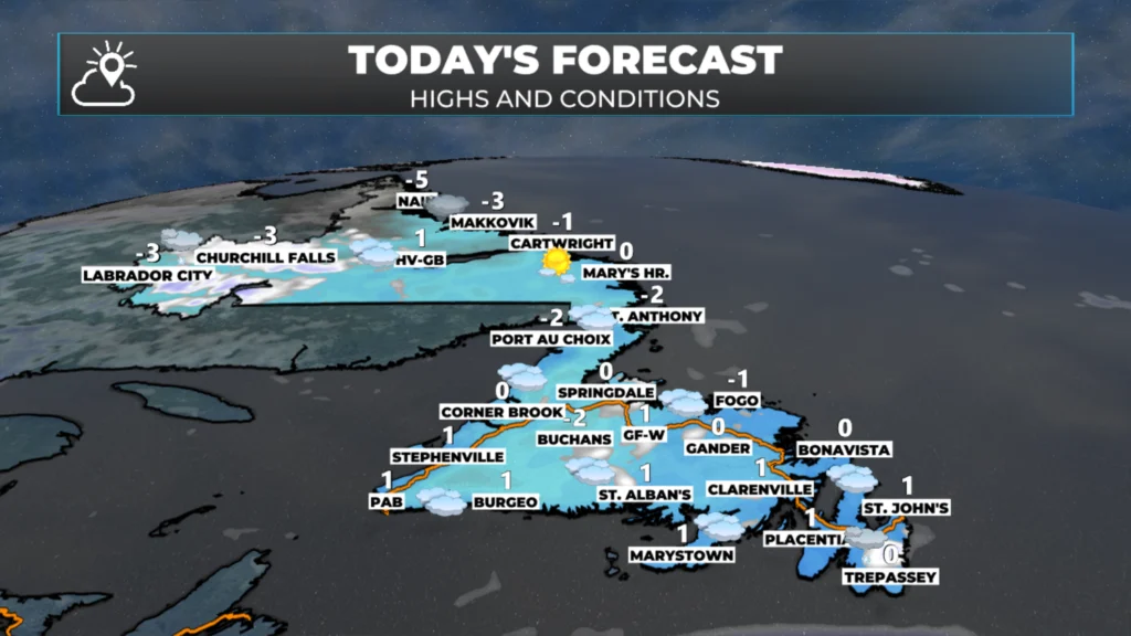 Monday Morning’s Weather Briefing - February 16, 2026: forecast graphic 1