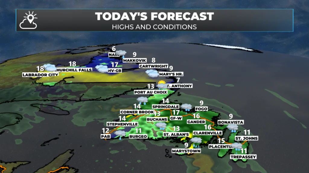 Friday Morning’s Weather Briefing — June 19, 2026: forecast graphic 1