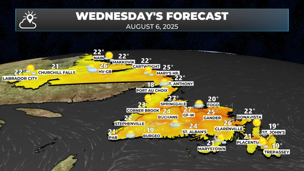 Wednesday Morning Weather Brief | August 6, 2025: forecast graphic 5
