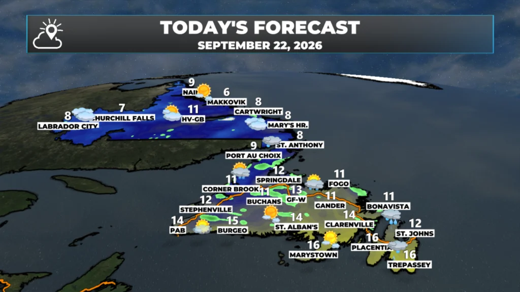 Tuesday Morning’s Weather Briefing — September 22, 2026: forecast graphic 4
