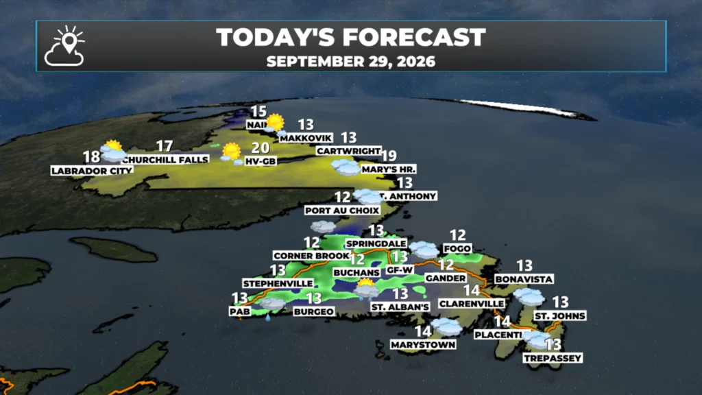 Tuesday Morning’s Weather Briefing — September 29, 2026: forecast graphic 3