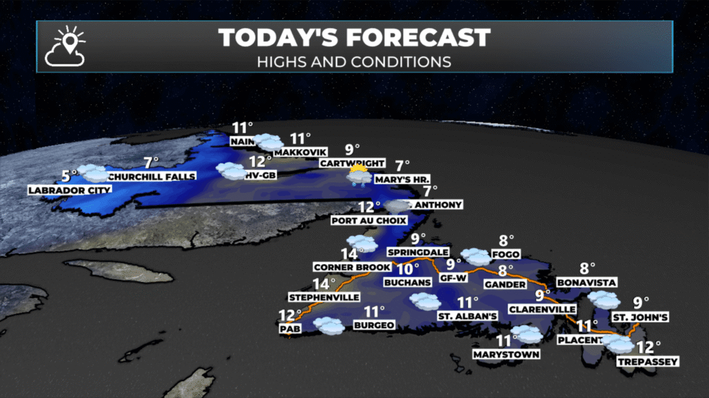 Wednesday Morning’s Weather Brief — October 15, 2025: forecast graphic 2