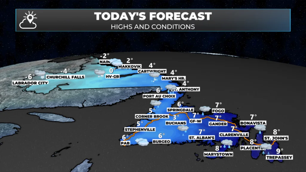 Friday Morning Weather Brief — November 14, 2025: forecast graphic 1