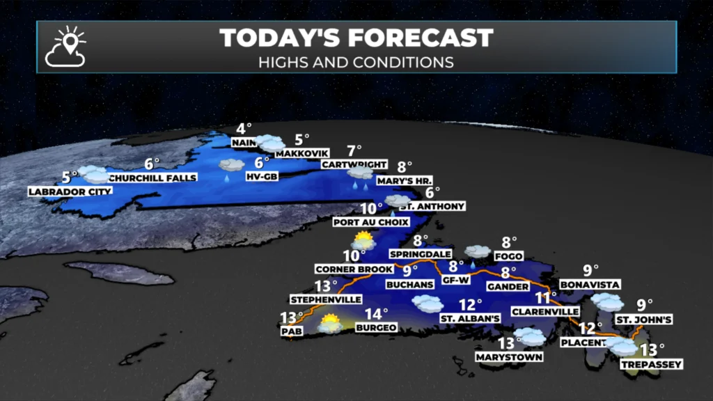Friday Morning Weather Brief — October 17, 2025: forecast graphic 3